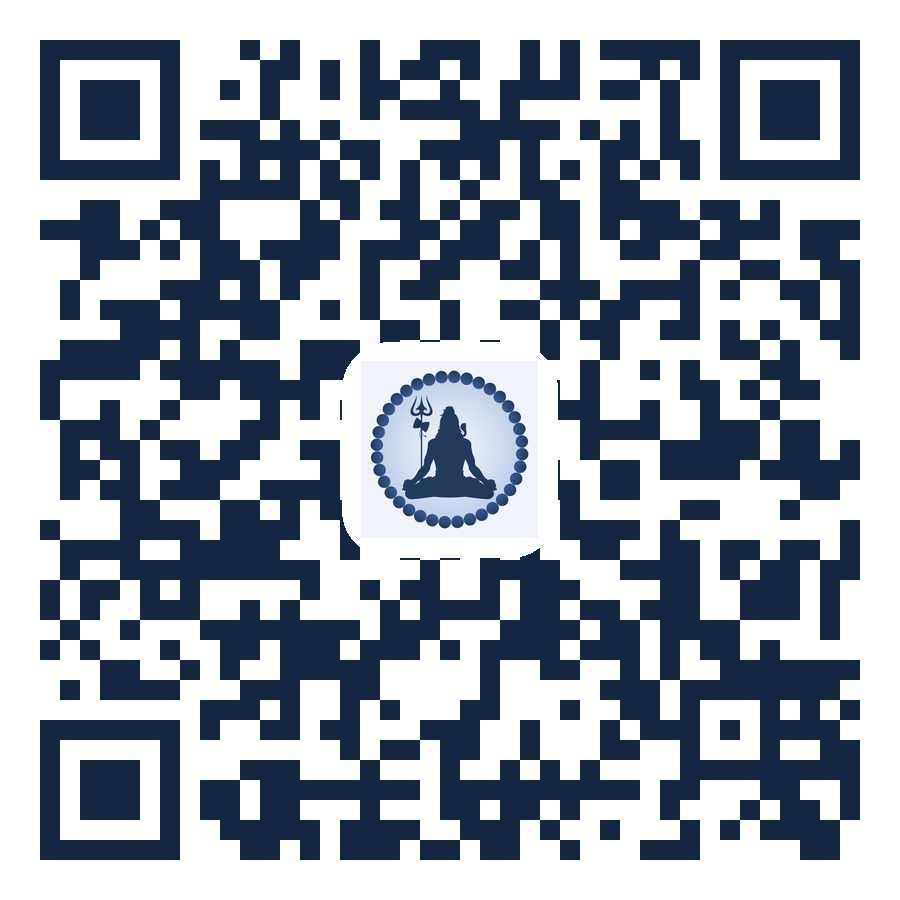 QR code to download the Shiv Sadhana app